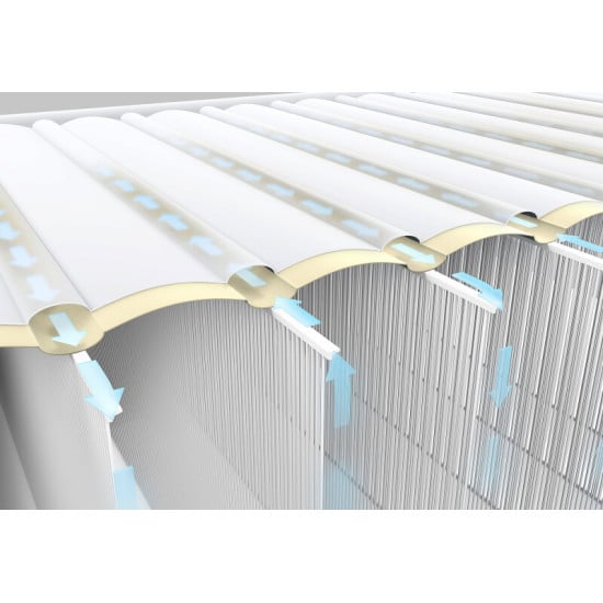 MATERASSO COMFORT PLUSH ELEVATED DURA BEAM FIBER TECH MATRIMONIALE CM 152X203X46