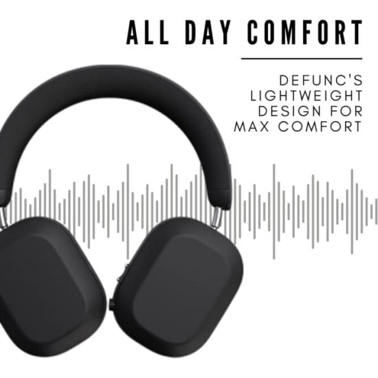 CUFFIE DEFUNC MONDO HEADPHONE TRANSPARENT