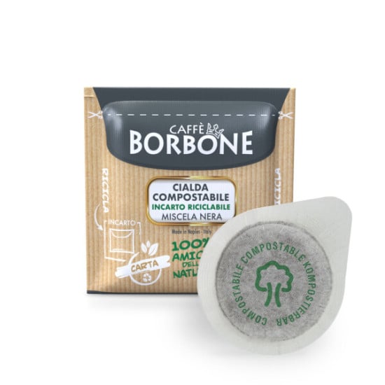 BORBONE - CIALDE 44 MM MISCELA DECISA NERA - 120PZ BORBONE - CIALDE 44 MM MISCELA DECISA NERA - 120PZ