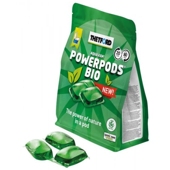 SACCHETTI WC - AQUA KEM POWER PODS BIO THETFORD ( 20 PODS ) - 30756XX