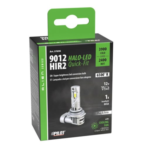 HALO LED ALIEN SERIES, KIT CONVERSIONE A LED (HIR2 9012) - 35W/12V - PX22D - 1PZ