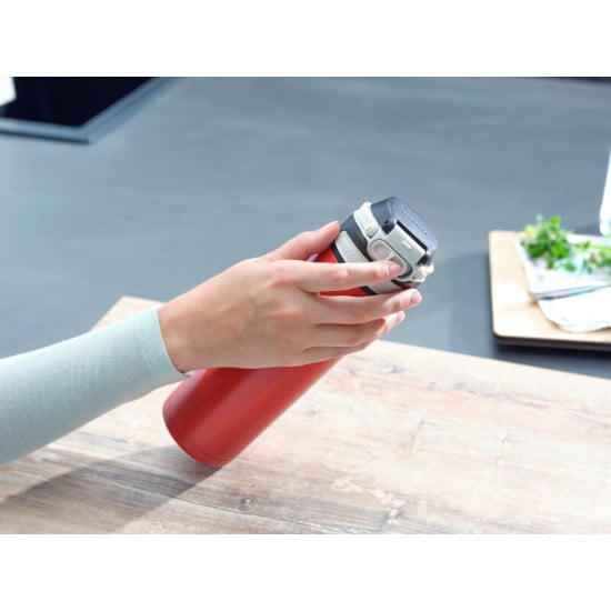 BORRACCIA FLIP ACCIAIO ROSSA 600ML
