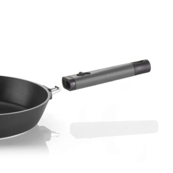 BISTECCHIERA QUADRATA CM.28X28 C/MANICOREMOVIBILE COOK&SPACE GREY