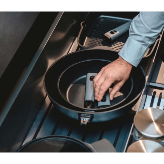 PADELLA CM.24 C/MANICO REMOVIBILE COOK&SPACE GREY