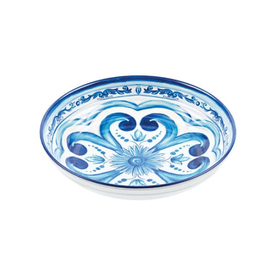 PIATTO FONDO BLUES - MELAMINE