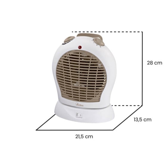 TERMOVENTILATORE A FILO CON OSCILLAZIONE AUTOMATICA 2000W - BALENO SAND SWING