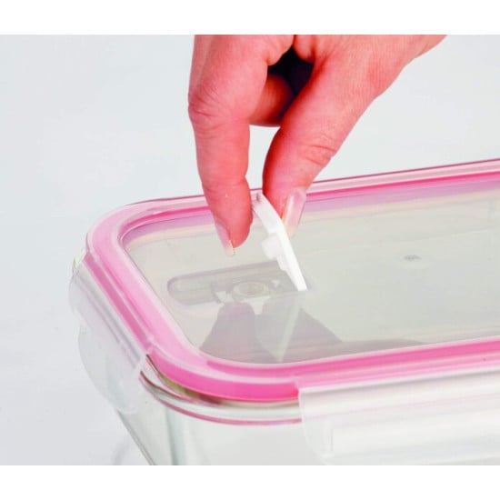 CONTENITORE RETTANGOLARE 1,5 LT FRESHBOX GLASS