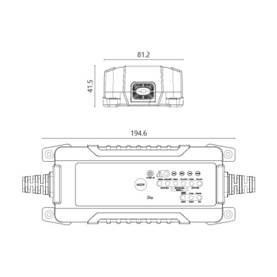 CARICABATTERIA - SWITC AUTO 6A 6V/12V 1.2-150AH LIFEPO4