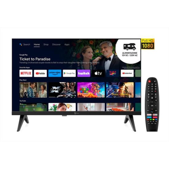 TELEVISORE - 22 FHD SMART TS22FHD SMG14, 12/220 V, ANDROIDTV, LCN TIVU SAT