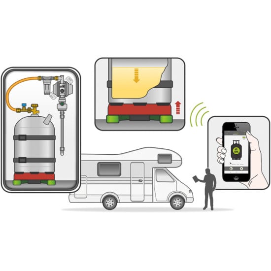 BILANCIA INDICATORE DI LIVELLO GOK SENSO4S PLUS PER BOMBOLE DI GAS