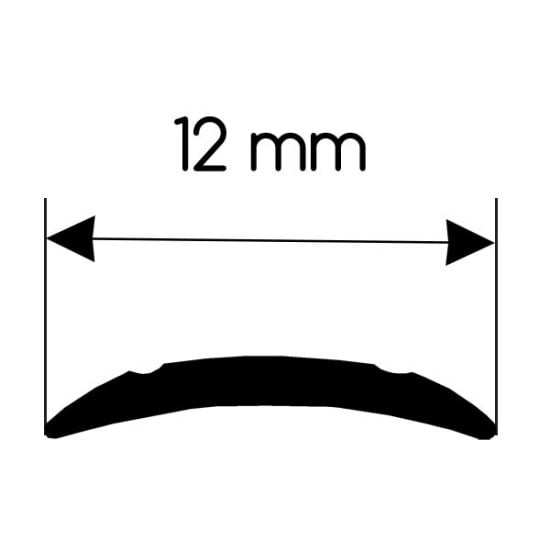 1MT - GUARNIZIONE COPRIVITI MM. 12 - BIANCO