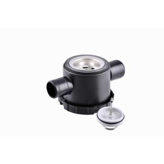 SIFONE CON ATTACCO SUPPLEMENTARE CON FILTRO 39MM E TAPPO - 533-0500