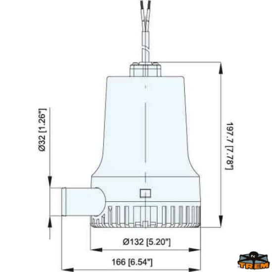 POMPA AD IMMERSIONE STORM 2300 - 9000 LT/H