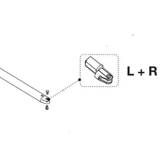 KIT TERMINALI RAFTER SNODO DX+SX CS 250