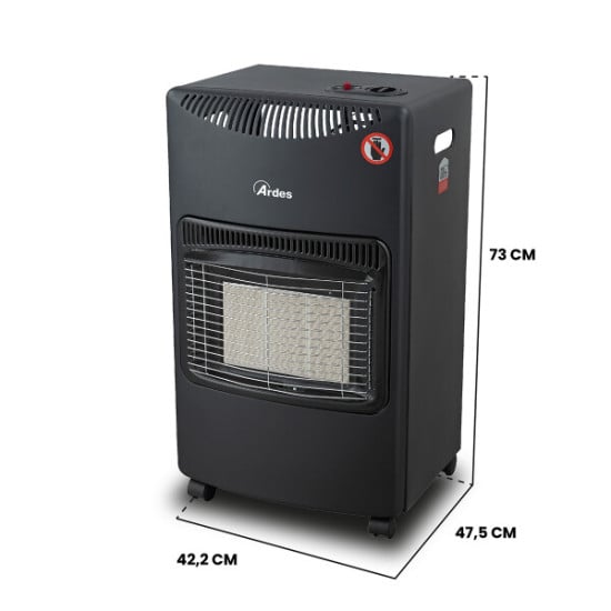 STUFA A GAS A RAGGI INFRAROSSI - BOXER