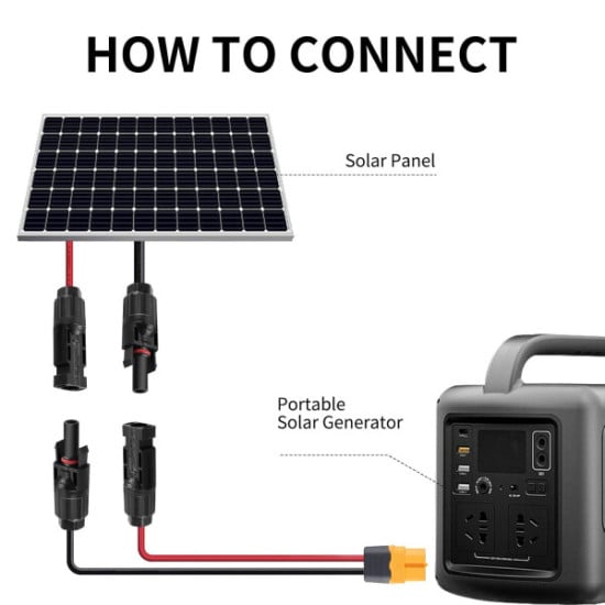 ECOFLOW CAVO SOLARE A XT60 3.5M - ECOFLOW