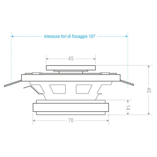 COPPIA CASSE 87MM 4 OHM PREMIUM 