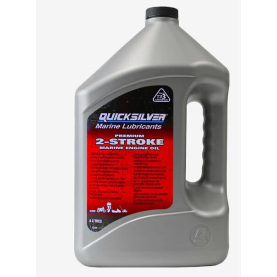 OLIO PER MOTORI 2 TEMPI - QUICKSILVER PREMIUM TCW3 4 LT