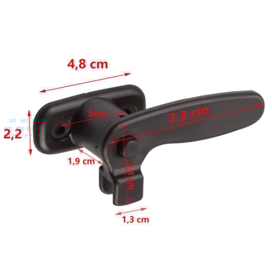 SET 3 MANIGLIE DI CHIUSURA FINESTRASEITZ