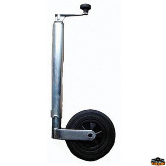 RUOTINO D APPOGGIO ALTEZZA 370 MM - DIAM.48MM -  RUOTA MM 200X50 PLASTICA