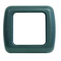 Cornice CBE Marrone MAC1P Per Prese Camper - 1 Modulo 60x60 Mm, Colore RAL8016