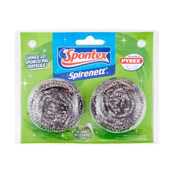 Spontex Polish - Spugna Acciaio INOX Per Pulizia Pentole